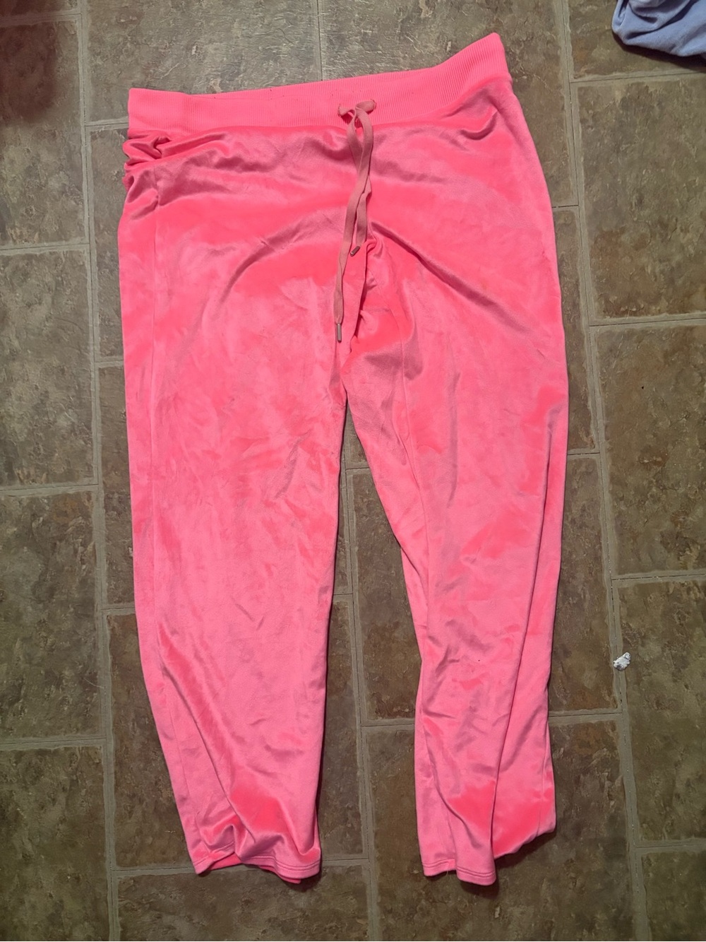 Aerie Neon Pink Velour Jogger Pants